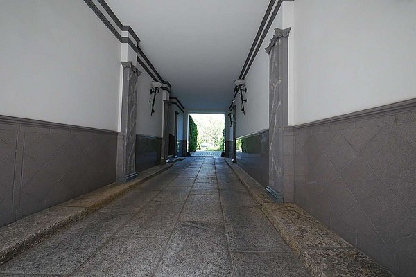 Stellplatzdurchfahrt